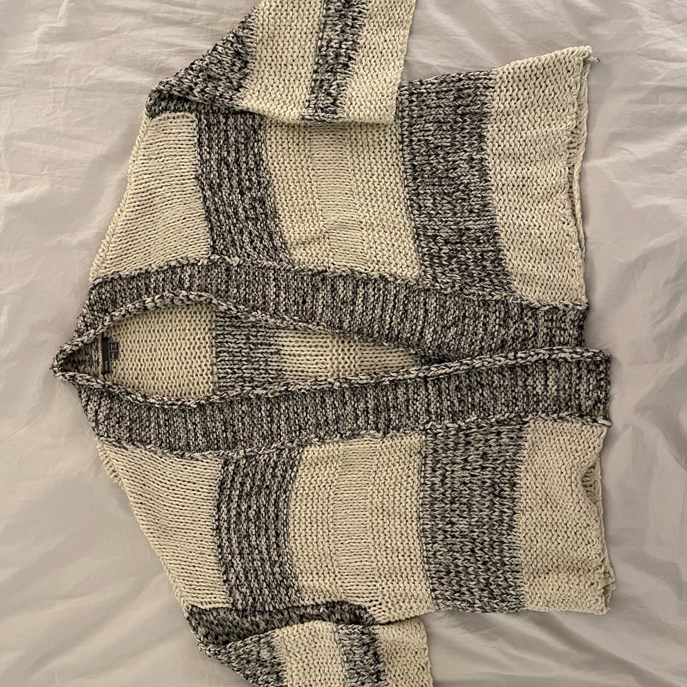 Cozy Striped Knit Cardigan